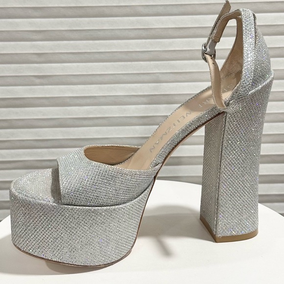 🌹STUART WEITZMAN 🌹 Skyhigh 145 Platform Sandal Size: 8.5 - Picture 6 of 12